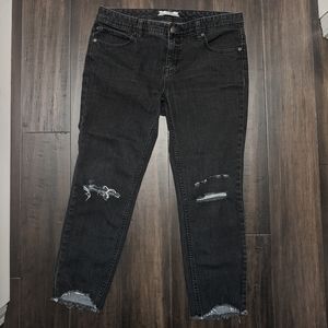 Free People Cropped Jeans